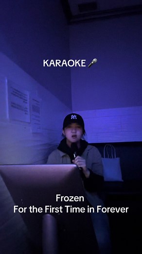 Karaoke Night! i sang Frozen’s For the First Time in Forever! #disney #karaoke #frozen #singing #kristenbell #elsaannafrozen