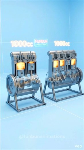 1000cc Engine — 2 Cylinder vs 4 Cylinder