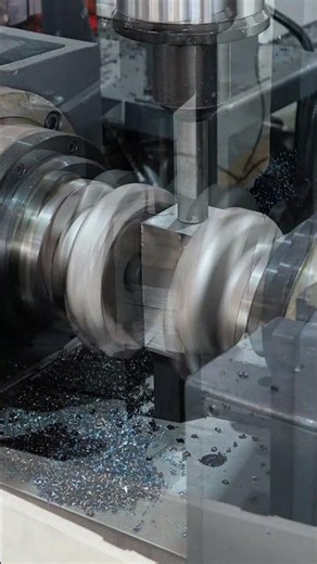 The Gooda 450 double-head milling machine #cnc #cncmill #machine #automobile #manufacturing