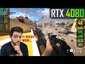 RTX 4080 - THE FINALS - Beta Performance Overview