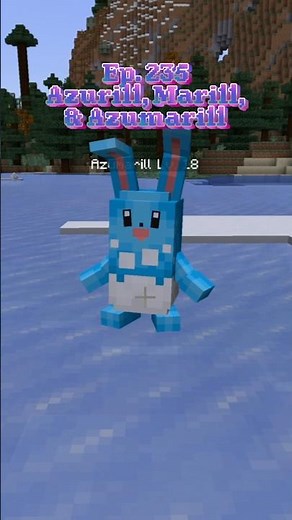How to Catch Azurill, Marill, & Azumarill in Cobblemon! #cobblemon #minecraft #pokemon #gaming