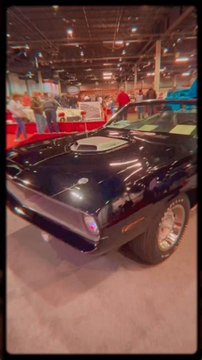 Triple Black 1970 Hemi Cuda Convertible #black
