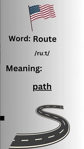 How to Pronounce Route in British Accent #learning #learnenglish