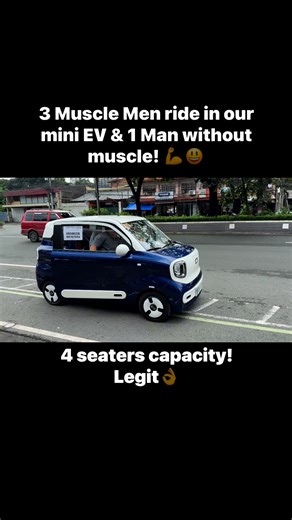 1K views · 56 reactions | RFM mini EV/ECar test Drive with 3 muscle Men and 1 Man without muscle.. Anna Medina Mata Ryna Mata Edrian Christian Pagatpatan Yasay #RFMelectricDrive #RFMebike #rfmelectricbike #ElectricVehiclesForSale | Ronald Franada Mata | Facebook