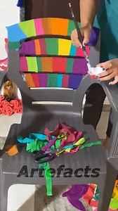 38K views · 339 reactions | Chair decoration with old clothe #handmade #chair #decoration | Artefact | Facebook