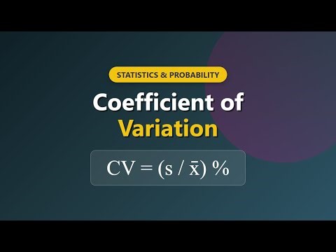 Coefficient of Variation Explained: Relative Standard Deviation Formula & Examples