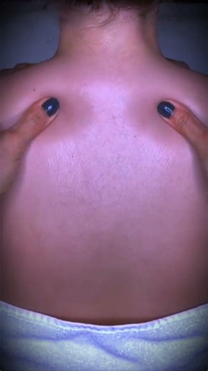 If this area is tight… this massage is exactly what you need 😌 #stressrelief #viral #shortsfeed