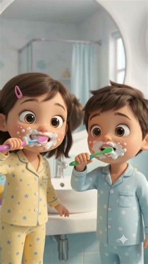 🪥 Brush Your Teeth! 🦷✨ | Fun Tooth Brushing Song for Kids #shorts #kids