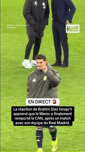 La réaction de Brahim Diaz lorsqu’il apprend que le Maroc a remporté la CAN à la place du Sénégal