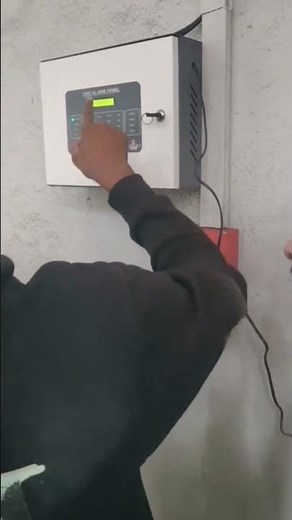 Fire Alarm Control Panel Working Explained MCP Press Test Hooter Response #sewpservices #firealarm