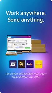 Send letters and packages directly from your home or office. Work...