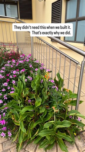 Liesl MD (Magnificent Daughter/ Medical Doctor) on Instagram: "When we built my parents’ retirement home, I insisted on a few things. Not because they needed them then, but because one day, they might. Here’s what I planned for 👇 • A ramp at the entrance – long before my mom ever used a walker, she naturally chose the ramp over the steps. No railing needed. Just ease. • Wide entrance doors and corridors – future-proofing for wheelchairs, walkers, or simply moving safely without feeling squeezed