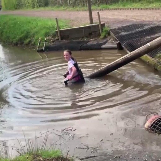 Woman Fell off Leaving Girl in Dunking Chair Submerged in Water