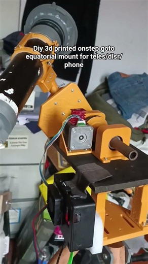 diy goto equatorial mount onstep for teleskop lensa fotokopi #onstep #telescope #3dprint #tech #goto