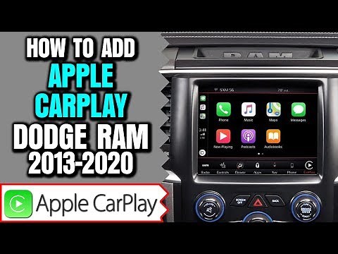 Ram Apple CarPlay Upgrade, 2013-2019 Dodge Ram Uconnect 8.4 Apple CarPlay Android Auto Upgrade