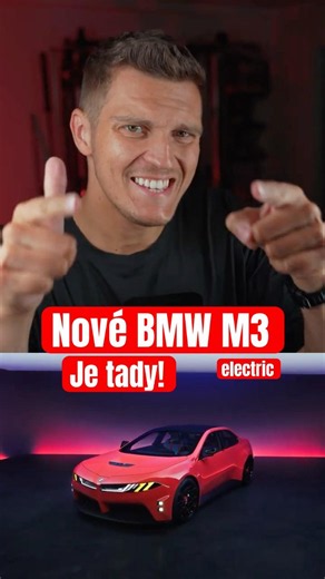Nové elektrické BMW M3 koncept je tady❗️#bmw #bmwm #auta #bmwm3 #bmwm3electric