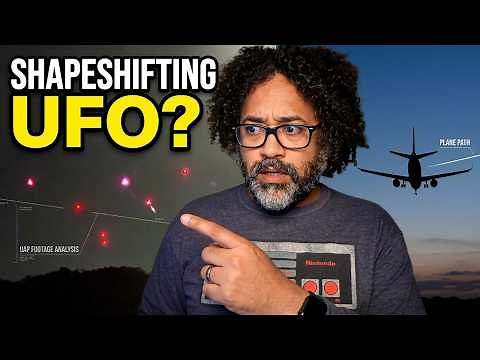 Shapeshifting UFO in 4K Footage | Close Call with Plane!