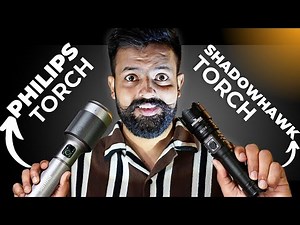 PHILIPS 9000mAh LED Torch Light VS Shadowhawk Flash Light Led Torch [ TORCH COMPARISON ] #philips