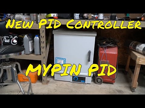 Replacing a standard thermostat with a MYPIN PID digital controller on my powder coat oven!