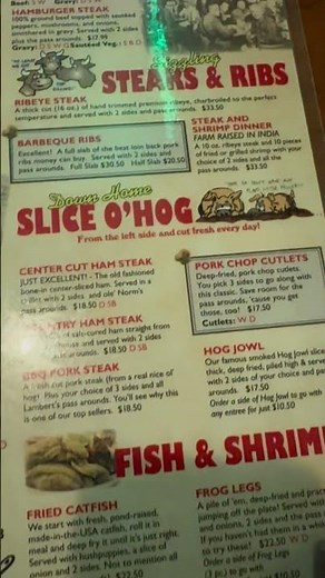 LAMBERTS CAFE MENU ARE AWESOME!!!!! YUMMYLICIOUS