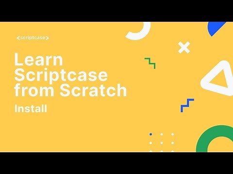 Scriptcase DB Setup - Install