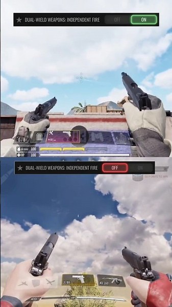 New Setting Dual-Wield Weapons Independent Fire On vs Off in COD Mobile | Call of Duty Mobile