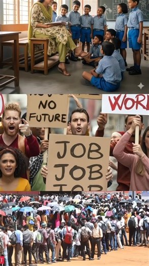 Indian Education System Are trap Youth Degree hai, par job nahi 😳 #ytshorts #Reality #money