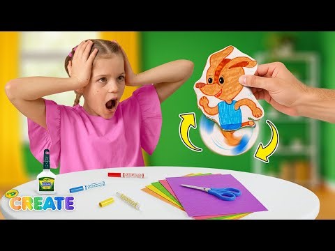 Paper Crafts That Spin, Wiggle, and Come to Life 😊 💛 Learning Through Play