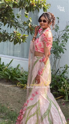 theGRANDjodi🥁 || GRacy & nAND on Instagram: "Barbie in her bridal era!🌸 . . . . (Carnival, Beach, Tropical, Bridal Look, Glam, Look Reveal, Outfit Inspiration, Wedding, Destination Wedding, ) . . . #bride #carnival #carnivallook #bridetobride"