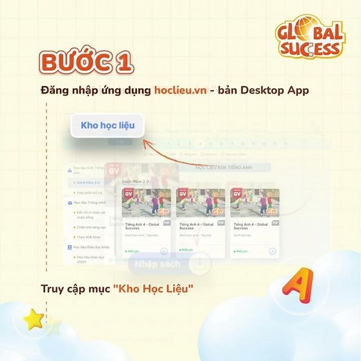 HƯỚNG DẪN TẢI SÁCH MỀM 2.0 GLOBAL SUCCESS SỬ DỤNG OFFLINE TRÊN PHIÊN BẢN DESKTOP APP️