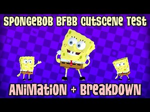 SpongeBob BFBB Custom Cutscene Test | Animation Breakdown 🧽