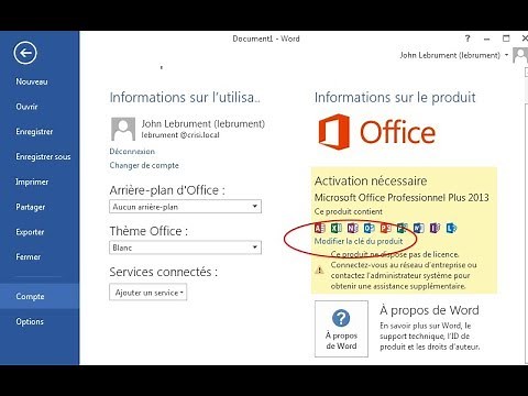 [TUTO INFO] Savoir si Office 2013/2016 est activé