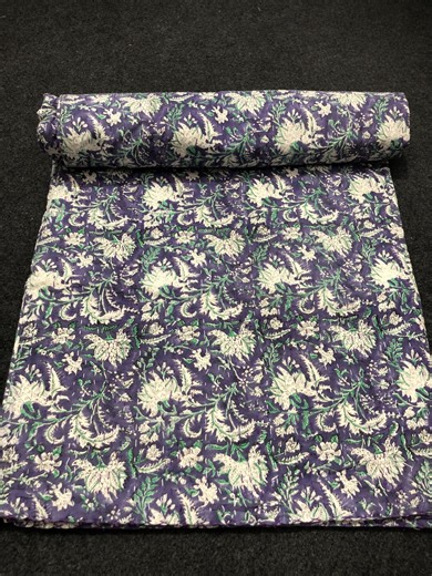 Handmade Boho Throw Bedspread Indian Cotton Blanket Purple Vintage Kantha Quilt Reversible Cotton Quilt - Etsy