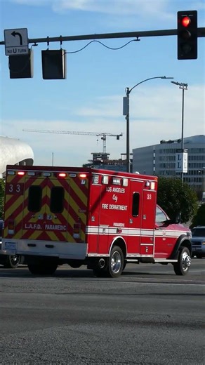 LAFD Trucks Kia Forum Marquee Inglewood California USA January 17, 2026