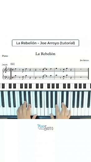 Tutorial de piano de La Rebelión - Joe Arroyo | Mira el video en YouTube