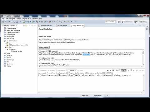 JAVA (Intermédiaire) - 67 - Lire le contenu d'un fichier en Java