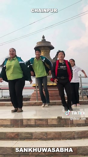 After 3 minutes of practice, it's not a perfect one but just for fun with them.😍 #teamsankhuwasava #tiktoknepal #foryou #foryoupage #omdancestudiomadi #sejaldancenter❤️chainpur❤️ #hindisong #dance @simranjimba @mallikastha134