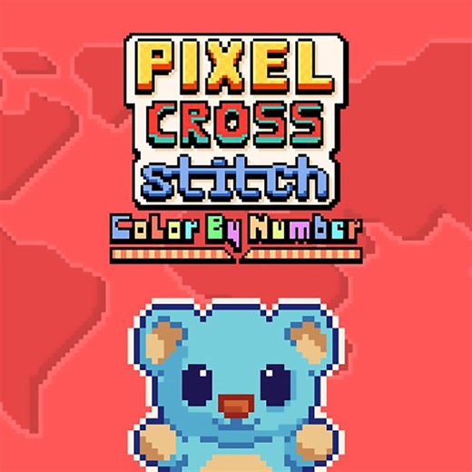 Pixel Cross Stitch Color by Number