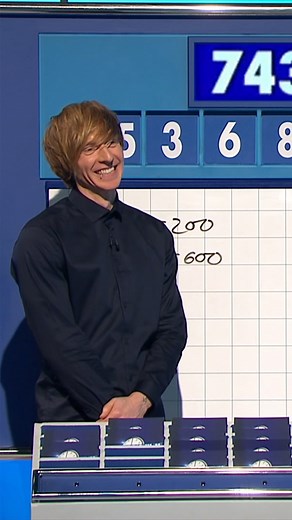 Dr Tom Crawford on Instagram: "The hardest numbers round of the week - it took me longer than 30 seconds but I got there in the end… Watch Countdown weekdays on Channel 4 at 2:10pm #tomrocksmaths #countdown #channel 4 Dr Tom Crawford teaches maths to the undergraduate students at both @oxford_uni and @cambridgeuniversity. Find out more on his website tomrocksmaths.com (link on profile). #numbers #vowel #consonant #math #maths #mathematics #arithmetic #daytimeTV #britishTV #classicTV #gameshow #n