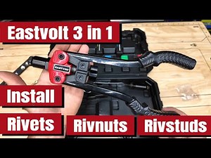 This 3-in-1 Rivet Tool Does it All! How to install Rivets, Rivnuts and Rivstuds