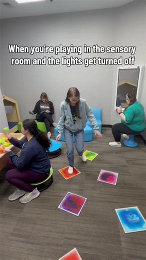 When the sensory room turns into a mini dance party, you know it’s a good day 💚 #abskids #abskidscommunity #abskidscareers