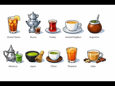 Tea Around the World: 10 Countries, 10 Unique Traditions 🍵explained in 6 Minutes !