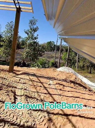 Building a DIY Pole Barn Next to a Cliff