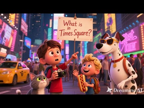 🌆 Tiny Heroes Squad Visiting Times Square 🗽✨ Fun Adventure in NYC!