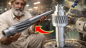 Amazing Machining Skill Handmade Gear Shaft in Local Workshop | Videos live 6