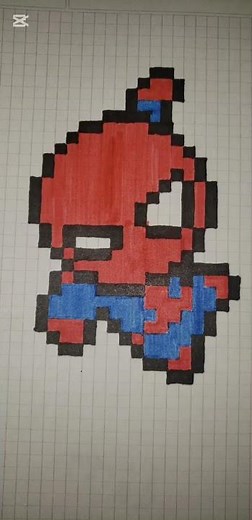 spider man pixel art