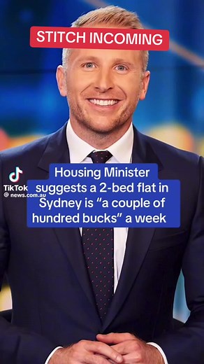 I mean listen to the whole interview. I was asked what was reasonable for rent in Sydney. I said a couple of hundred bucks. Like (many) I don’t think these huge rent prices are reasonable, I said it in the interview and many times in parliament and the media. Look I feel a little silly hope peope understand its just been one of those weeks. #nsw #stitch #rentals #australia #sydney #abc