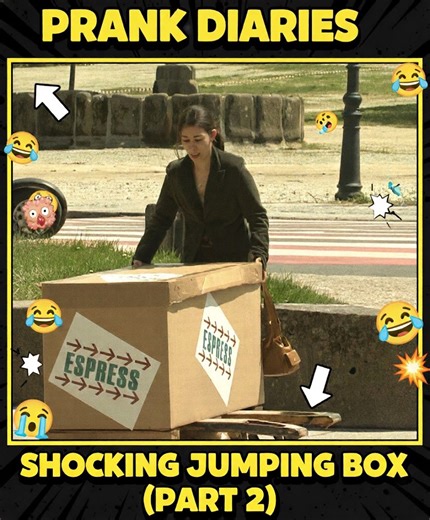 Prank diaries - shocking jumping box (part 2)