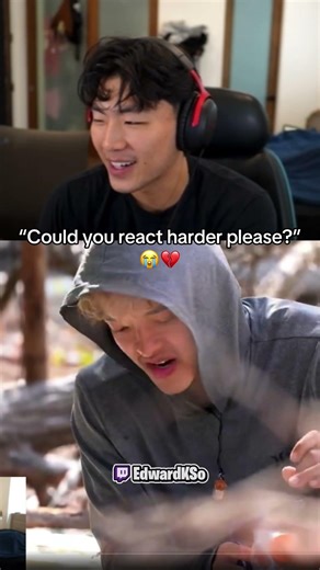 “Could you react harder please?” 😭💔
