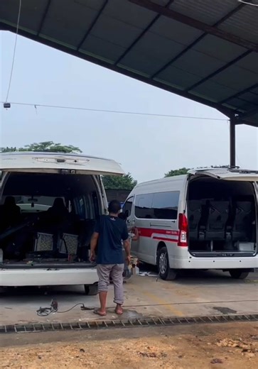 Customizing a White Van with Red and White Decals